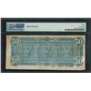 Image 2 : 1864 $50 Confederate States of America Note T-66 PMG Choice Fine 15 Net