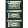 Image 2 : Lot of (3) Consecutive 1935C $1 Silver Certificate Notes PMG Choice Uncirculated
