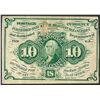 Image 1 : 1862 First Issue 10 Cent Fractional Currency Note