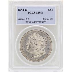 1884-O $1 Morgan Silver Dollar Coin PCGS MS64