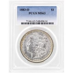 1883-O $1 Morgan Silver Dollar Coin PCGS MS63