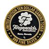 Image 2 : .999 Silver Fitzgeralds Casino & Hotel $10 Limited Edition Gaming Token