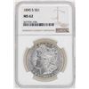 Image 1 : 1890-S $1 Morgan Silver Dollar Coin NGC MS62