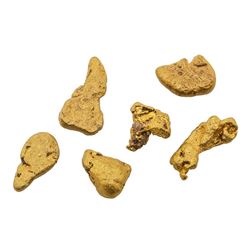 Lot of Gold Nuggets 4.3 grams Total Weight