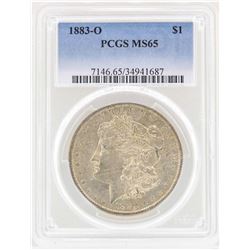 1883-O $1 Morgan Silver Dollar Coin PCGS MS65