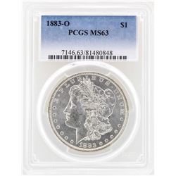 1883-O $1 Morgan Silver Dollar Coin PCGS MS63