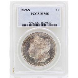 1879-S $1 Morgan Silver Dollar Coin PCGS MS65