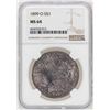 Image 1 : 1899-O $1 Morgan Silver Dollar Coin NGC MS64