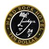 Image 1 : .999 Silver Hard Rock Hotel Las Vegas, Nevada $10 Casino Limted Edition Gaming T