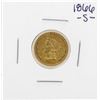 Image 1 : 1866-S $2 1/2 Liberty Head Quarter Eagle Gold Coin