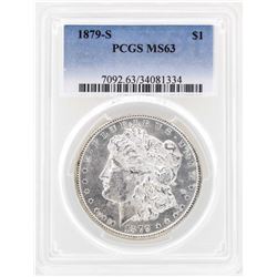 1879-S $1 Morgan Silver Dollar Coin PCGS MS63