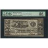 Image 1 : 1837-38 $5 Farmers Bank of Sandstone Obsolete Note PMG Ch About Uncirculated 58E