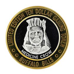 .999 Silver Buffalo Bills Resort & Casino Primm, NV $10 Limited Edition Gaming T