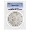 Image 1 : 1889 $1 Morgan Silver Dollar Coin PCGS MS63