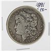 Image 1 : 1891-CC $1 Morgan Silver Dollar Coin