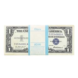Pack of (100) Consecutive 1957 $1 Silver Certificate Notes