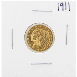 1911 $2 1/2 Indian Head Quarter Eagle Coin