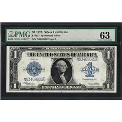 1923 $1 Silver Certificate Note Fr.237 PMG Choice Uncirculated 63