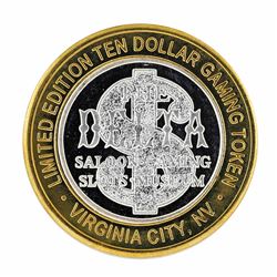 .999 Silver The Delta Saloon Nevada $10 Casino Limited Edition Gaming Token
