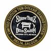 Image 2 : .999 Silver The Delta Saloon Nevada $10 Casino Limited Edition Gaming Token