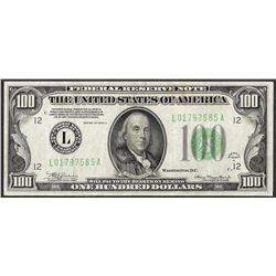 1934A $100 Federal Reserve Note