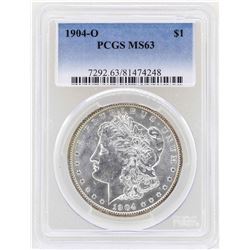 1904-O $1 Morgan Silver Dollar Coin PCGS MS63