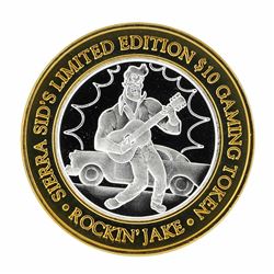 .999 Silver Sierra Sid's Sparks, NV $10 Limited Edition Casino Gaming Token