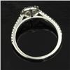 Image 5 : 14KT White Gold 0.61 ctw Diamond Solitaire Engagement Ring