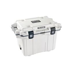 PELICAN IM 50QT ELITE COOLER WHT/GRY