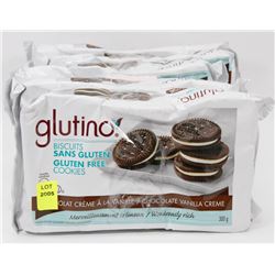 5 PACKS OF GLUTINO GLUTEN FREE COOKIES