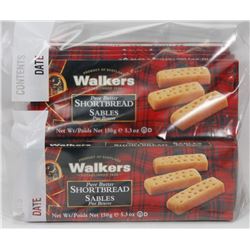 12 BOXES OF WALKERS SHORTBREAD COOKIES