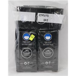 3 BAGS OF THREE SISTERS MEDIUM ROAST KICKING HORSE
