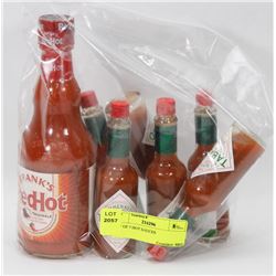 LOT OF 7 HOT SAUCES