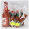 Image 1 : LOT OF 7 HOT SAUCES