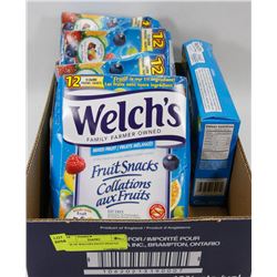 BOX OF WELCH'S FRUIT SNACKS
