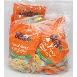 BAG OF ASSORTED UNCLE BENS RICE