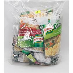 BAG OF 14 ASSORTED KNORR NOODLE MIXES