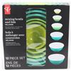 Image 1 : NEW MELAMINE 12PC MIXING BOWL SET IN BOX