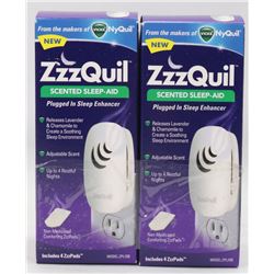 TWO BOXES OF ZZZQUIL SCENTED SLEEP AID