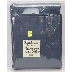2 ROD POCKET PANELS THERMABACK