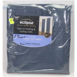 2 ECLIPSE ROD POCKET BLACK OUT PANELS