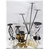 Image 1 : LARGE BOX OF ASSORTED CANDLE HOLDERS AND STANDS