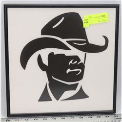 COWBOY ART WALL HANGING