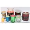 Image 1 : LOT OF SCENTED CANDLES, INCL. LARGE BATH AND