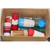 Image 1 : ESTATE BOX OF TRAVEL THERMOS CONTAINERS