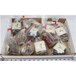 10 BOTTLES OF BATH OILS