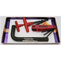 LOT OF NEW HEX KEY ALLEN WRENCHES.
