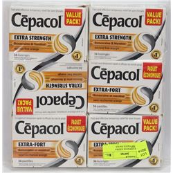 LOT OF 6 CEPACOL EXTRA STRENGTH VALUE PACKS