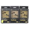 Image 1 : LOT OF 3 HI FIDELITY EARBUDS