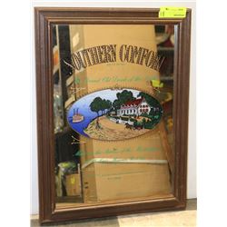SOUTHERN COMFORT MIRRORED WALL HANGING